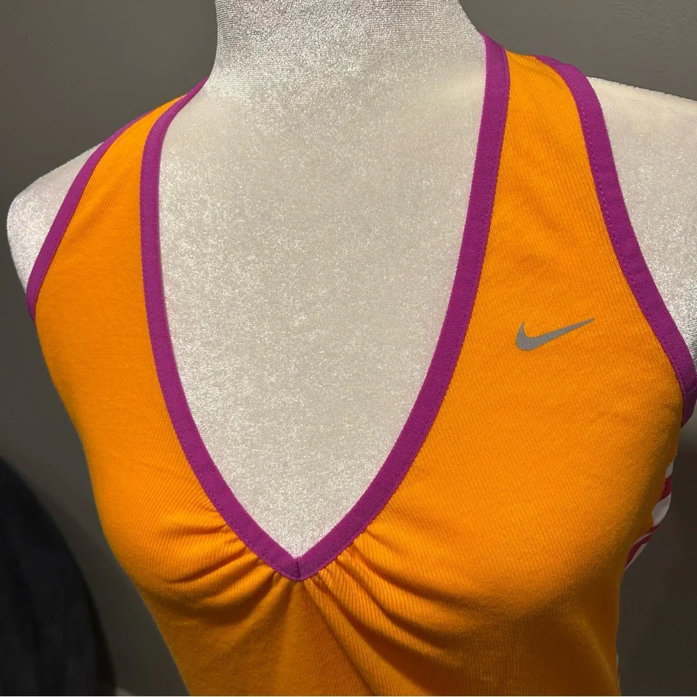 Nike Razor Back Running Tank Top Dri Fit Womens Medium EUC